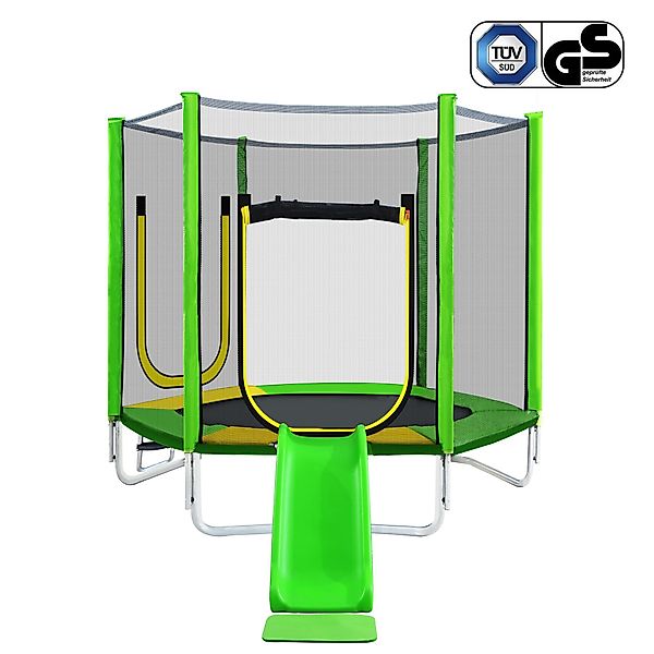 TavilaEcon Kindertrampolin TÜV-zertifiziertes 3-in-1 Gartentrampolin mit günstig online kaufen