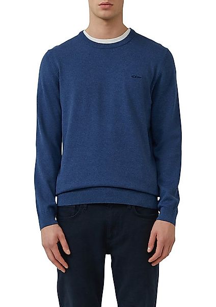 s.Oliver Strickpullover mit Logostickerei günstig online kaufen