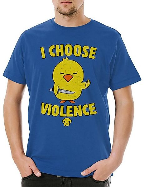 Urban Backwoods Print-Shirt I Choose Violence Rubber Duck Herren T-Shirt Gu günstig online kaufen