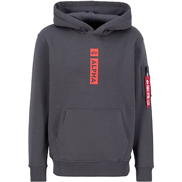 Alpha Industries  Sweatshirt Alpha Puff Print Hoodie - vintage grey günstig online kaufen
