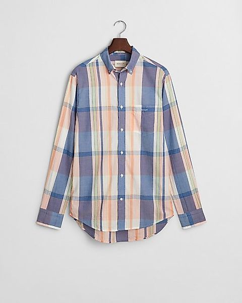 Gant Leinenhemd Regular Fit Indian Madras Hemd günstig online kaufen