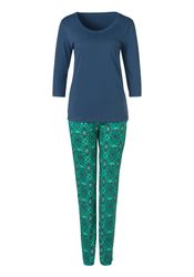 s.Oliver Pyjama 2 Stk. tlg., im Ornamentdruck mit 3/4-Ärmeln günstig online kaufen
