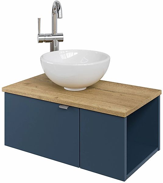 Saphir Waschtisch "Serie 6915 Waschschale mit Unterschrank für Gästebad, Gä günstig online kaufen