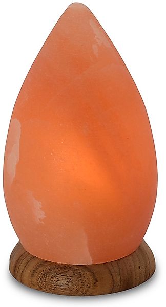 HIMALAYA SALT DREAMS Salzkristall-Tischlampe »Drop«, Leuchtmittel E14   Leu günstig online kaufen