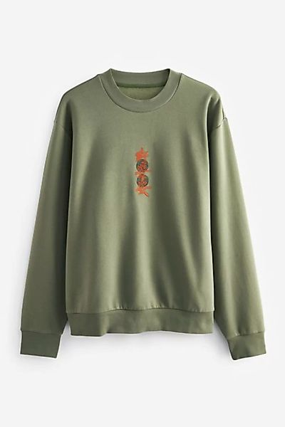 Next Sweater Grafik-Sweatshirt mit Rundhalsausschnitt (1-tlg) günstig online kaufen