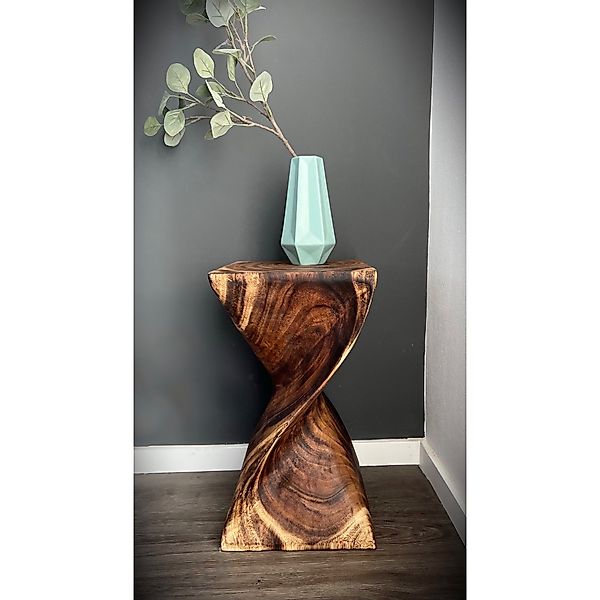 FaHome Blumenhocker Holzhocker - Edler Beistelltisch günstig online kaufen