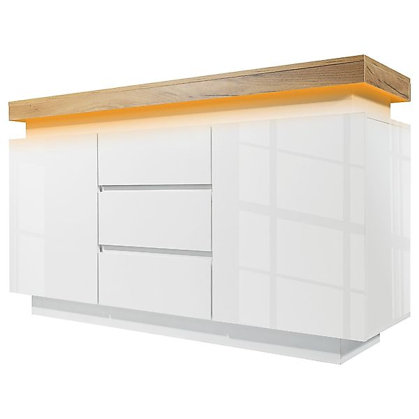 autolock Sideboard Hochglanz Kommode mit appgesteuerter günstig online kaufen
