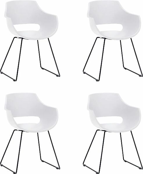 MCA furniture Schalenstuhl "Rockville" (Set) 4 Stk. 4er-Set, Kufe, Kunststo günstig online kaufen