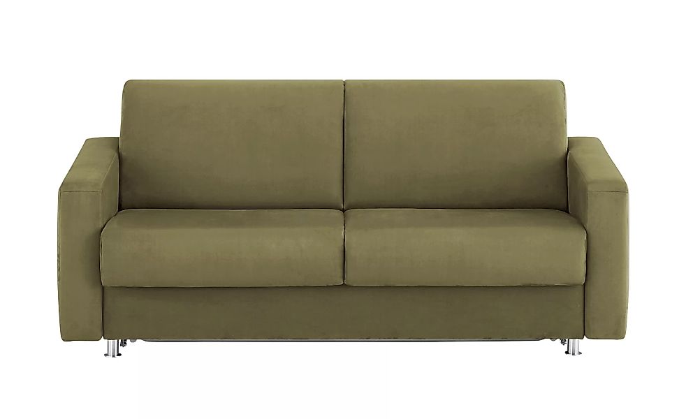 Schlafsofa - grün - 195 cm - 84 cm - 100 cm - Polstermöbel > Sofas > 2-Sitz günstig online kaufen