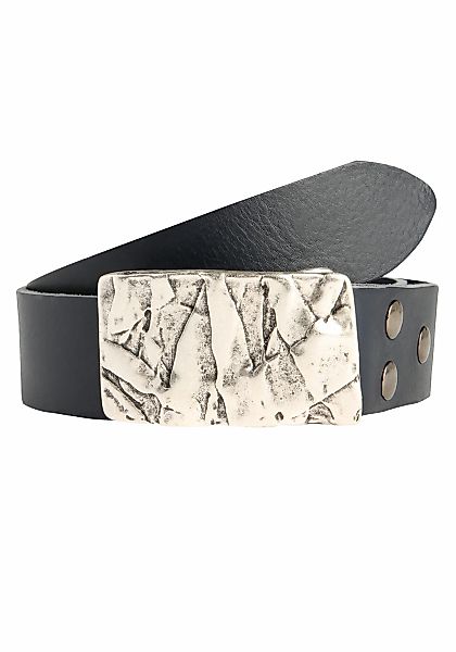 Rettungsring Gürtel Ledergürtel ""Soft Boom Navy", mit austauschbarer Schli günstig online kaufen