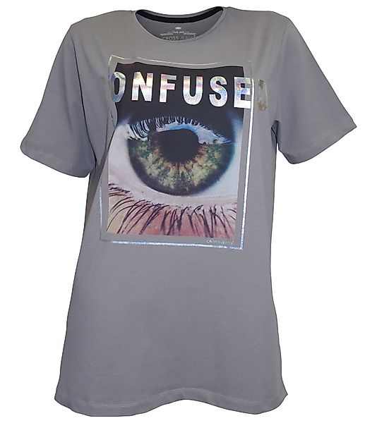 YESET T-Shirt Damen T-Shirt Confused Print günstig online kaufen