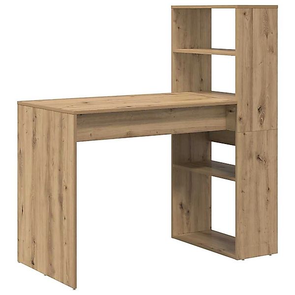 vidaXL Schreibtisch Artisan-Eiche 113 x 54 x 120 cm Holzwerkstoff 869281 günstig online kaufen
