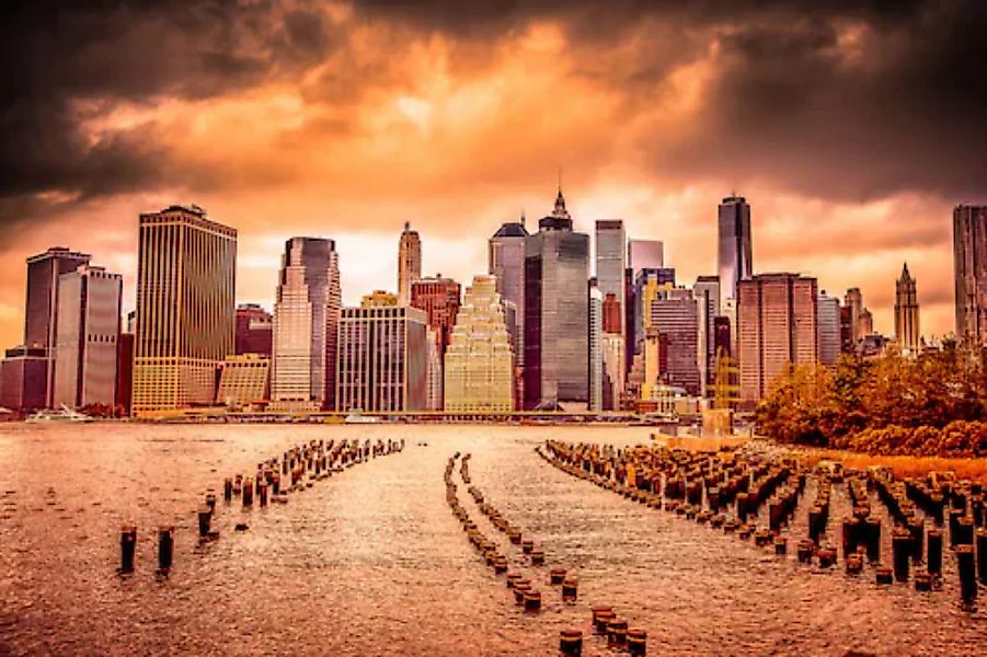 Papermoon Fototapete »New York Sonnenuntergang« günstig online kaufen