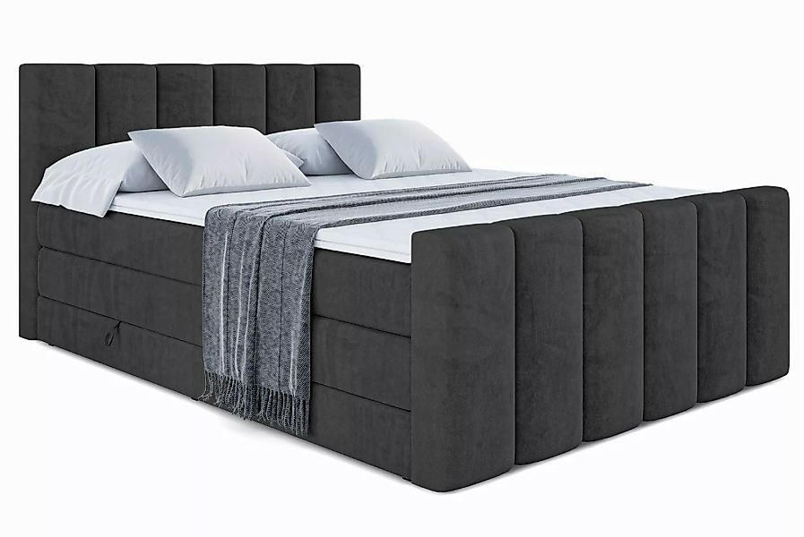 ALTDECOR Boxspringbett BOXI1-Z KING (Multipocket-Matratze H4, günstig online kaufen