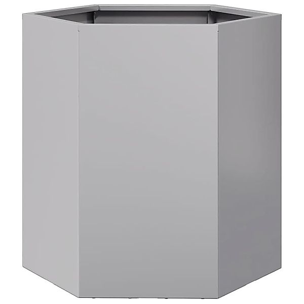 vidaXL Blumentopf Pflanzkübel Sechseckig 46x40x45 Verzinkter günstig online kaufen