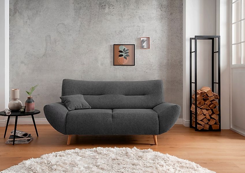 INOSIGN 2-Sitzer "Drago elegant und zeitlos, komfortabel, Holzfuß", frei im günstig online kaufen