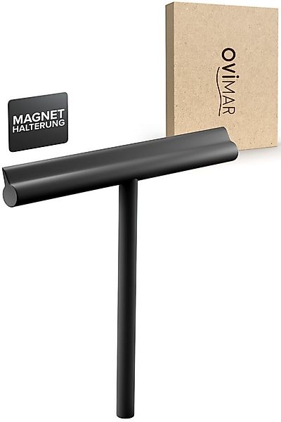 ovimar Duschabzieher Tomma, (1-St), aus Silikon in Schwarz zur Zum Kleben günstig online kaufen