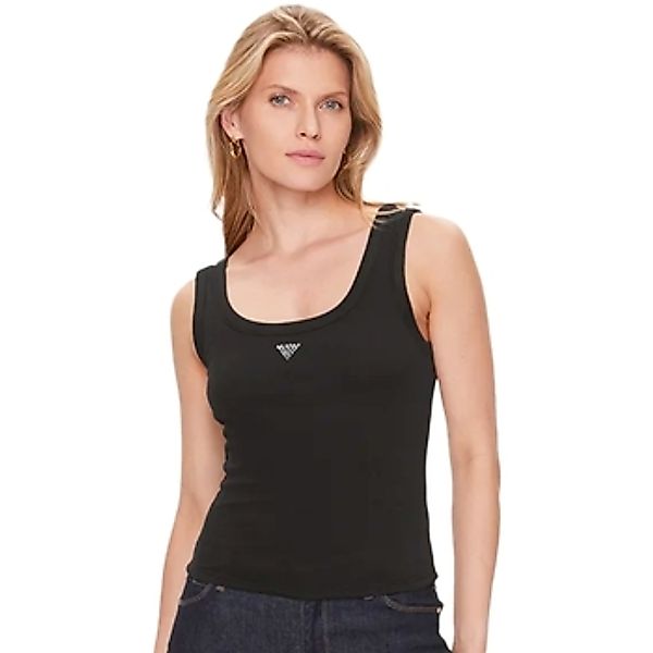 Guess Shirttop (1-tlg) Ziersteine günstig online kaufen