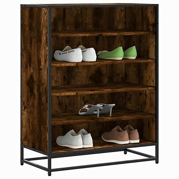 vidaXL Schuhschrank Schuhschrank Räuchereiche 75x38x97,5 cm Holzwerkstoff M günstig online kaufen