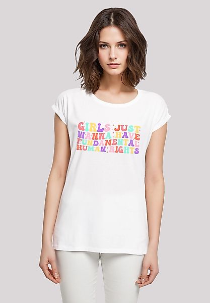 F4NT4STIC T-Shirt "Girls Just Wanna Have Fundamental Rights Frauentag", Pre günstig online kaufen