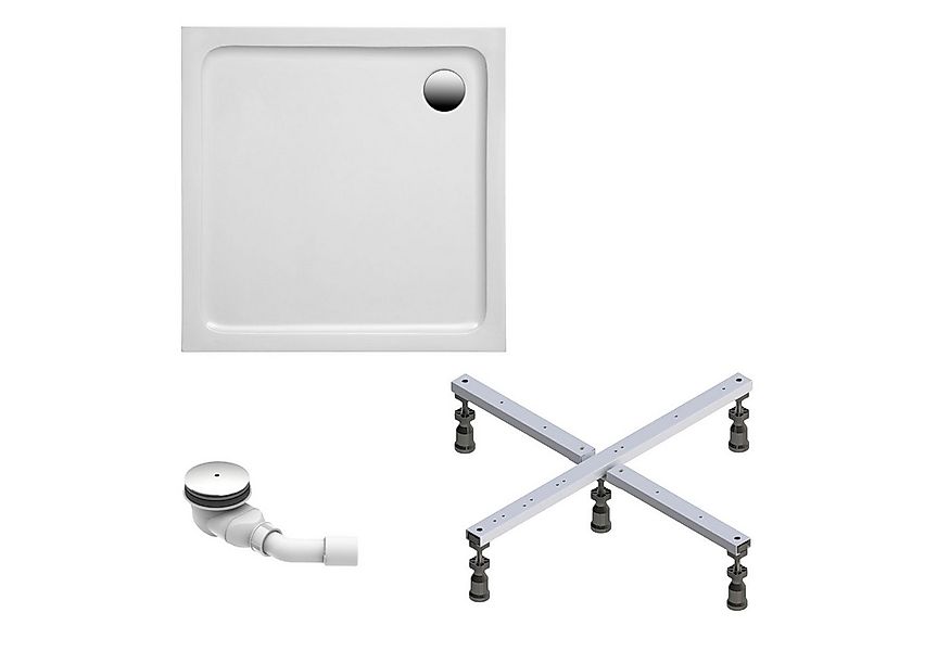 Schulte Duschwanne Adria mit Fußgestell und Ablaufgarnitur, Größenauswahl, günstig online kaufen
