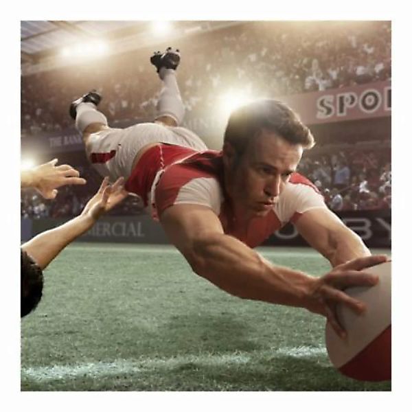 Bilderwelten Kindertapete Rugby-Action creme Gr. 480 x 320 günstig online kaufen