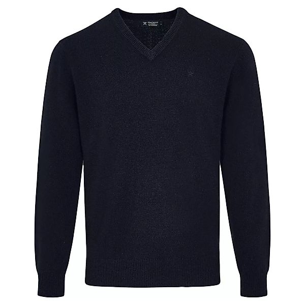 Hackett Lambswool V-ausschnitt Sweater 2XL Charcoal günstig online kaufen