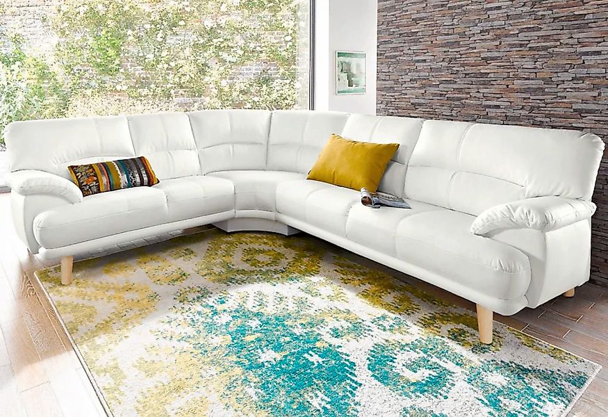 TRENDMANUFAKTUR Polsterecke »Cecilia, italienisches Designsprache, modern u günstig online kaufen