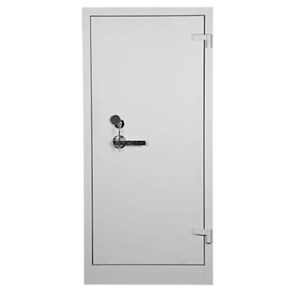 PROREGAL Feuerschutzschrank Shark 4 Ordernhöhen HxBxT 150 x 70 x 55 cm Grau günstig online kaufen