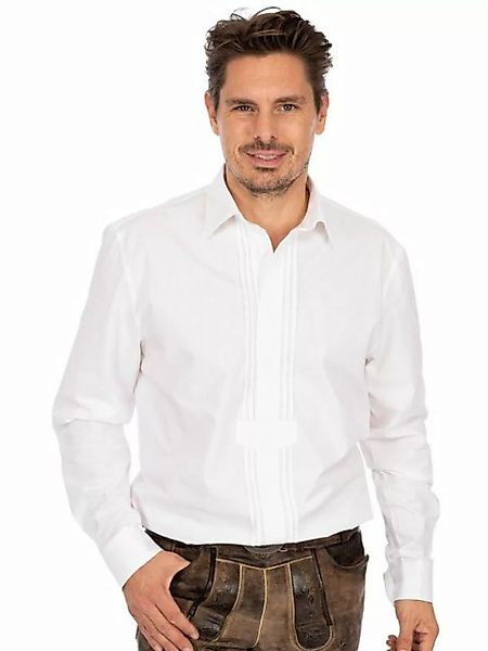 OS-Trachten Trachtenhemd Hemd Langarm GUSTL weiß günstig online kaufen