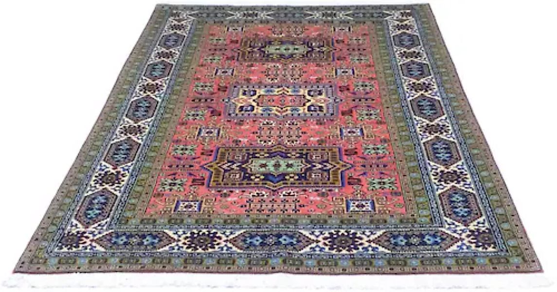 morgenland Teppich »Ardebil Teppich handgeknüpft lachs«, rechteckig, handge günstig online kaufen