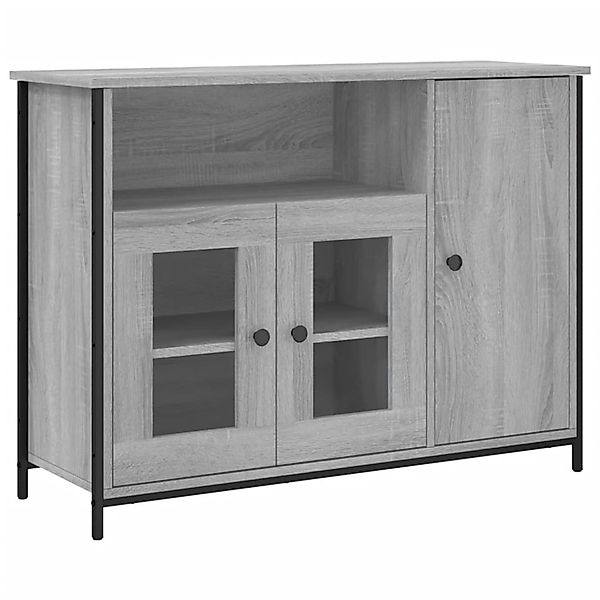 vidaXL Sideboard Grau Sonoma 100x35x75 cm Holzwerkstoff 835512 günstig online kaufen
