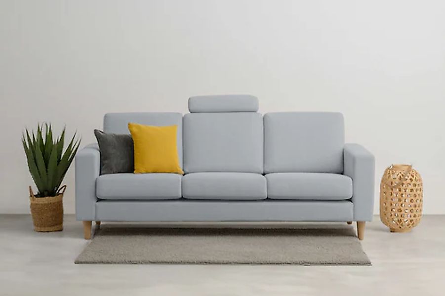 OTTO home 3-Sitzer »Tvinno« im skandinavischen Stil, mit Massivholzfüßen, B günstig online kaufen