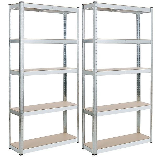 Arebos Schwerlastregal 180x90x40 cm, 5 Böden, günstig online kaufen
