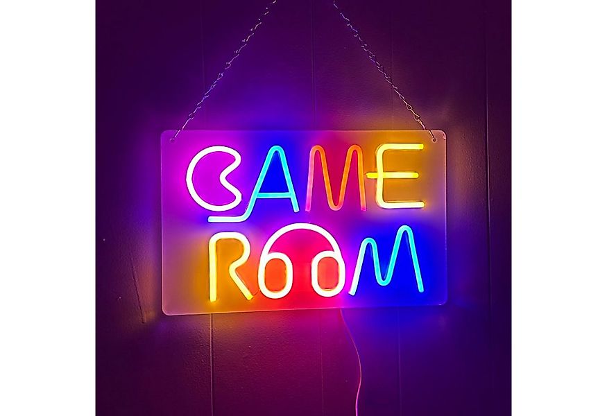 Qualra LED Nachtlicht Game Room Neonlicht Neon Schild Spiel Licht Wand Deko günstig online kaufen