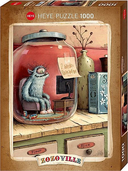 HEYE Puzzle Jarantine / Zozoville, 1000 günstig online kaufen