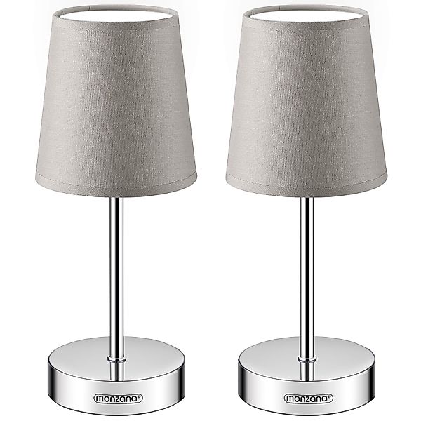 monzana Tischleuchte, Taupe 2er Set, 2er günstig online kaufen