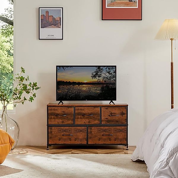 DUMOS Stauraumschrank Kommode mit Stoffschubladen, Stoffkommode günstig online kaufen