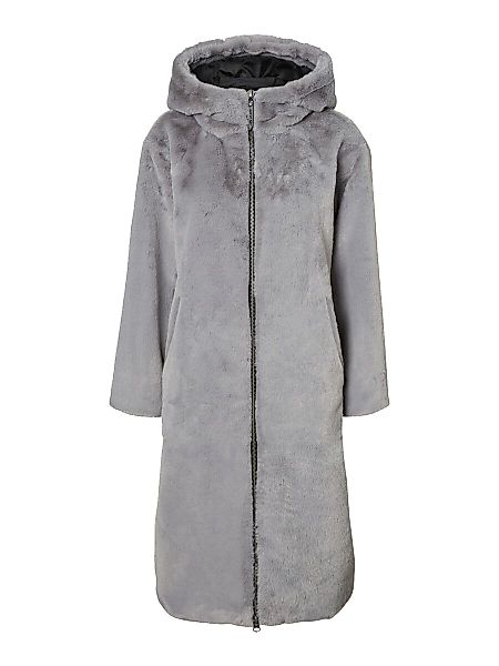 NOISY MAY Lange Jacke Damen Grau günstig online kaufen