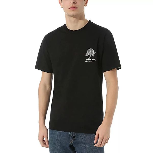 Vans Thank You Floral Kurzärmeliges T-shirt M Black günstig online kaufen