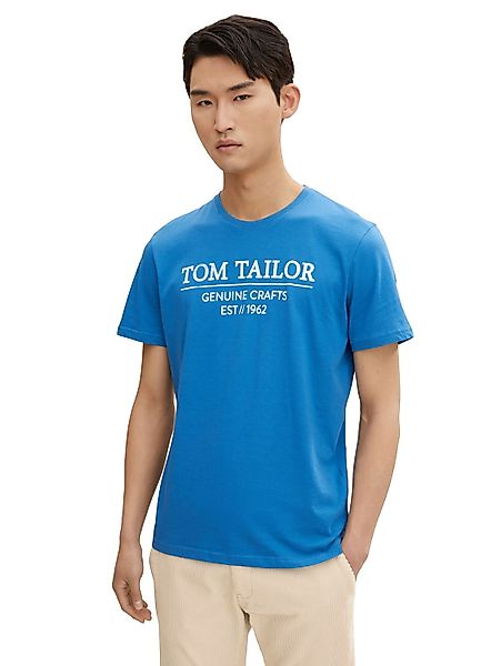 Tom Tailor Herren T-Shirt LOGO PRINT günstig online kaufen