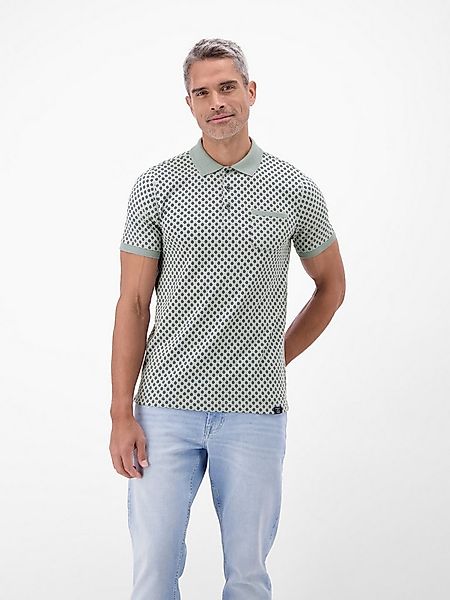 LERROS Poloshirt Poloshirt in 2-Tone-Optik und All-over-Print günstig online kaufen