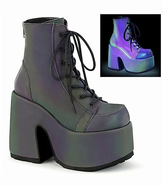 Plateau Boots CAMEL-203 Mehrfarbig | Demonia  (Schuhgröße: EUR 40) günstig online kaufen