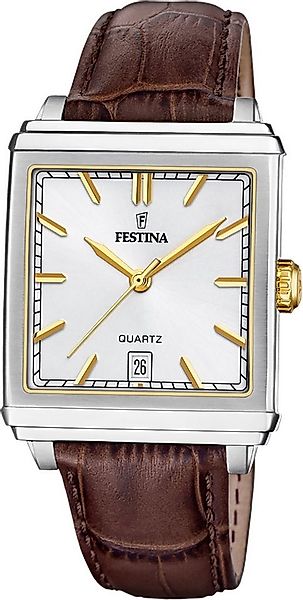 Festina Quarzuhr Festina Herrenuhr Leder braun Festina, (Analoguhr), Herren günstig online kaufen