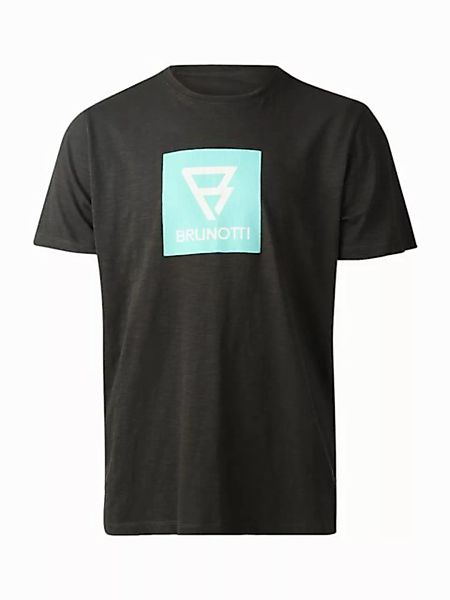 Brunotti Kurzarmshirt John-Logo-Slub Men T-shirt PIRATE BLACK günstig online kaufen