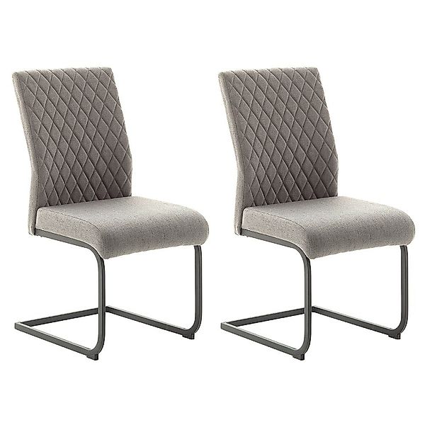 Lomadox Freischwinger SVELVIK-05, Esszimmerstühle 2er Set günstig online kaufen