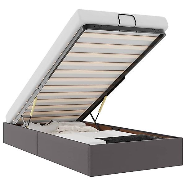 vidaXL Bett Ottoman-Bett ohne Matratze Grau günstig online kaufen