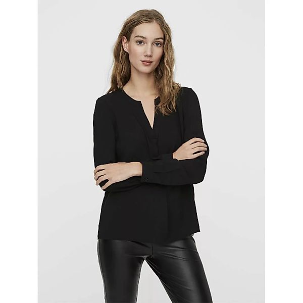 Vero Moda Elisa Langarm-t-shirt S Black günstig online kaufen