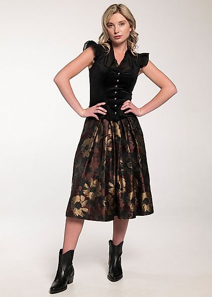 Spieth & Wensky Trachtenrock Gritt (1-tlg) mit Blumenmuster günstig online kaufen