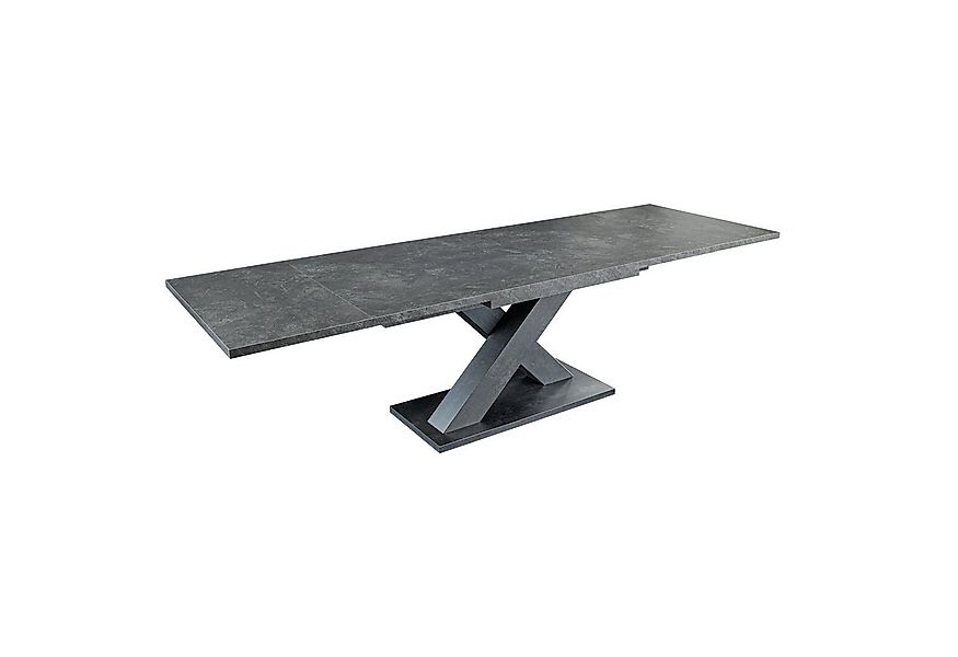 riess-ambiente Esstisch MONTREAL 180-230-280cm grau/graphit · Konferenztisc günstig online kaufen